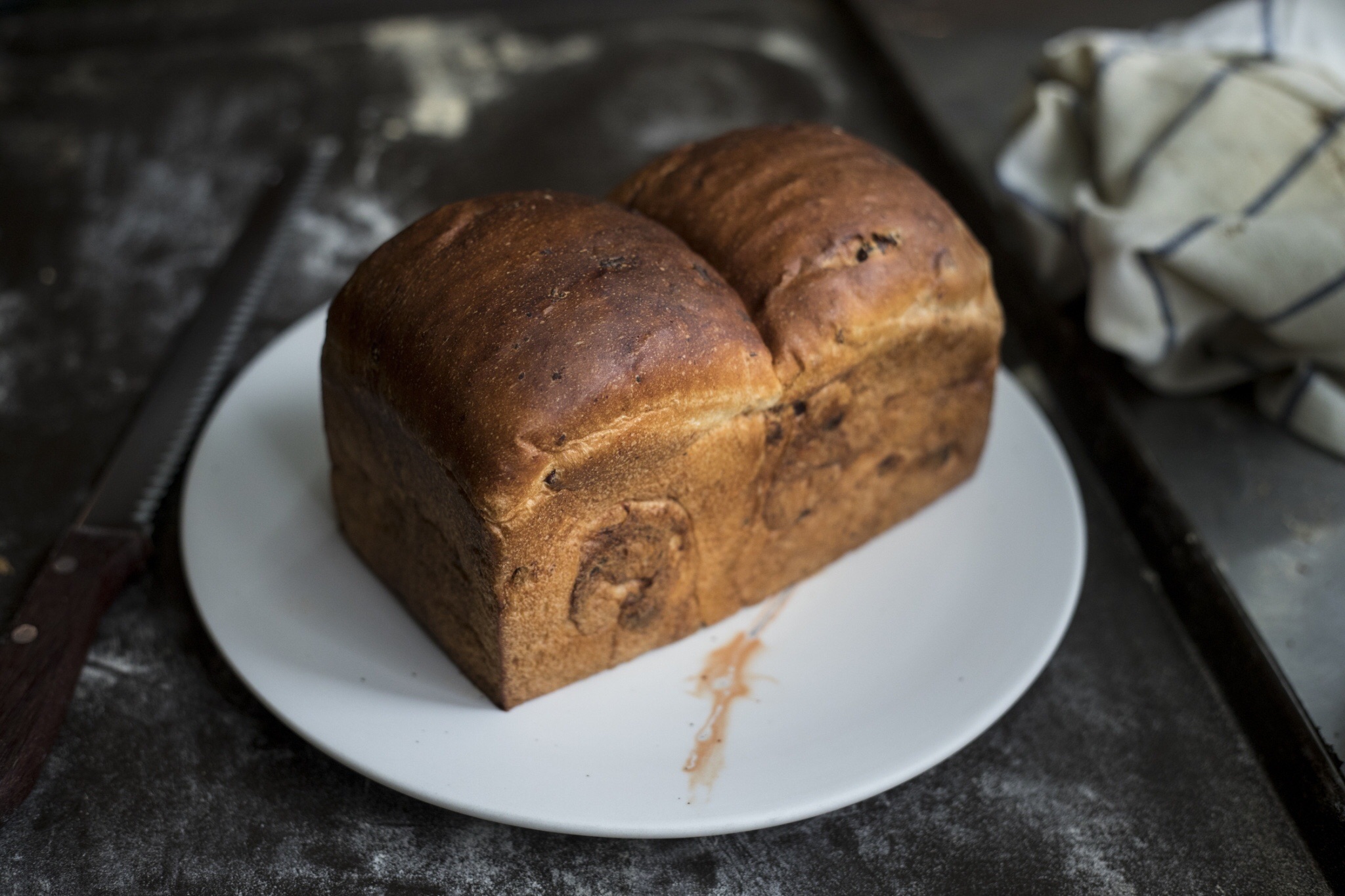 紅豆核桃生吐司