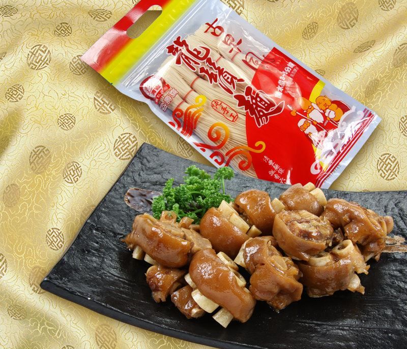 滷豬腳圈+麵線