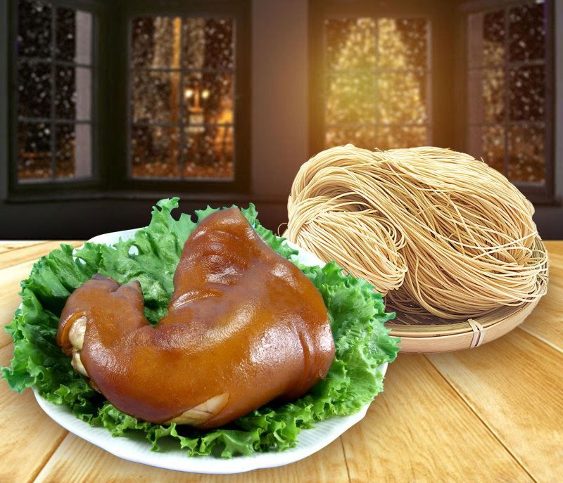 萬巒豬腳（元蹄）+麵線