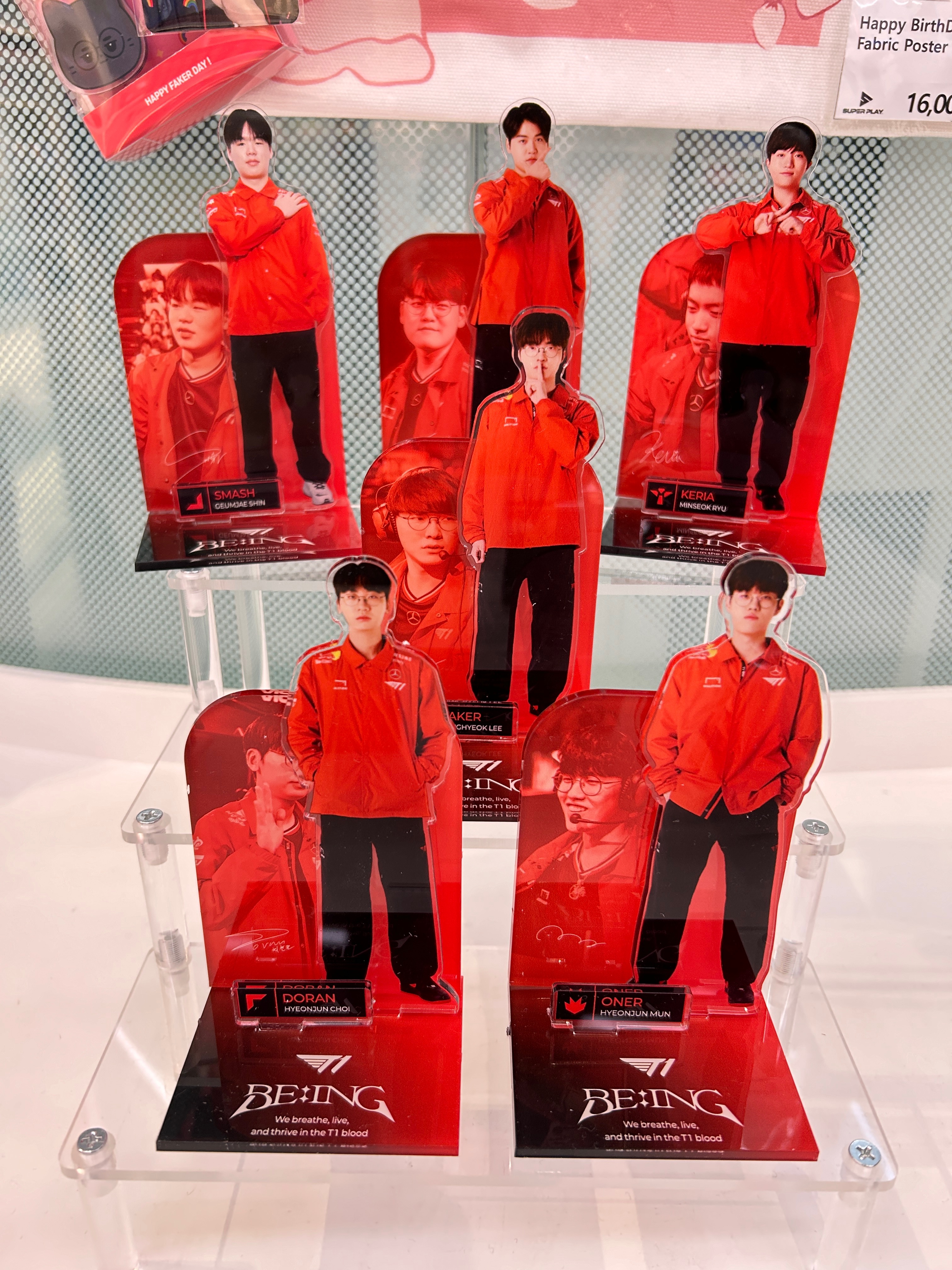 2025 T1 Player Acrylic Figure 選手立牌