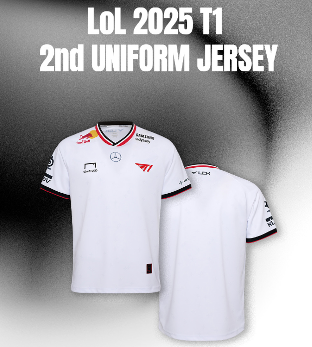 2025 T1 2nd Uniform Jersey 隊服上衣