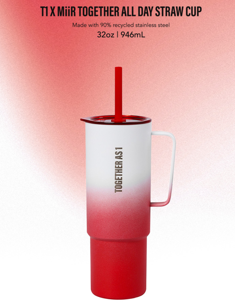 [T1 x MiiR] Together All Day Straw Cup