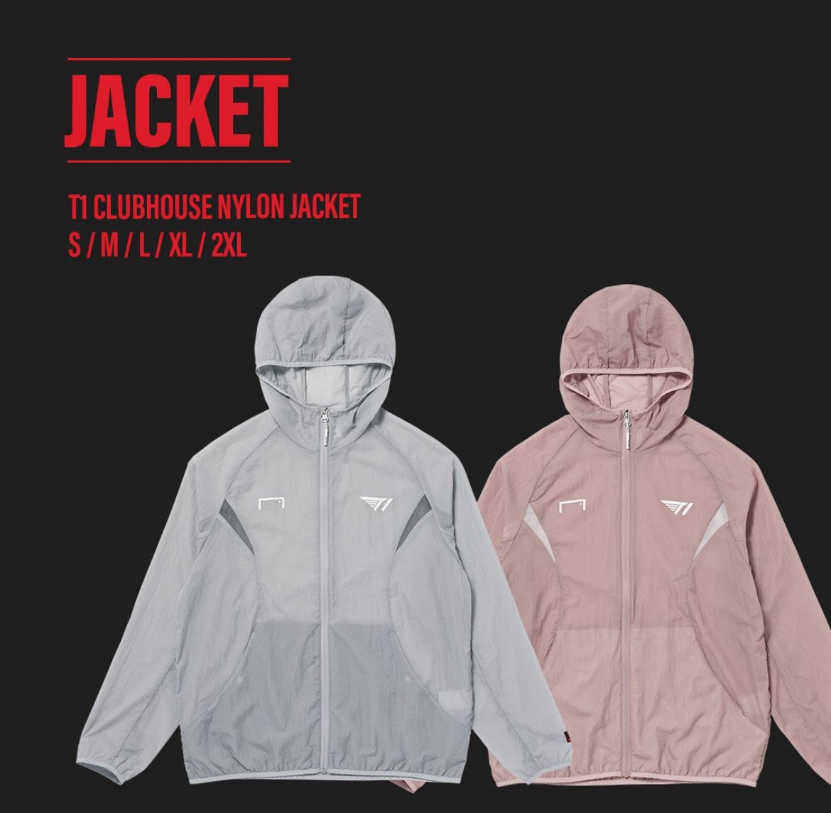 T1 CLUBHOUSE NYLON JACKET