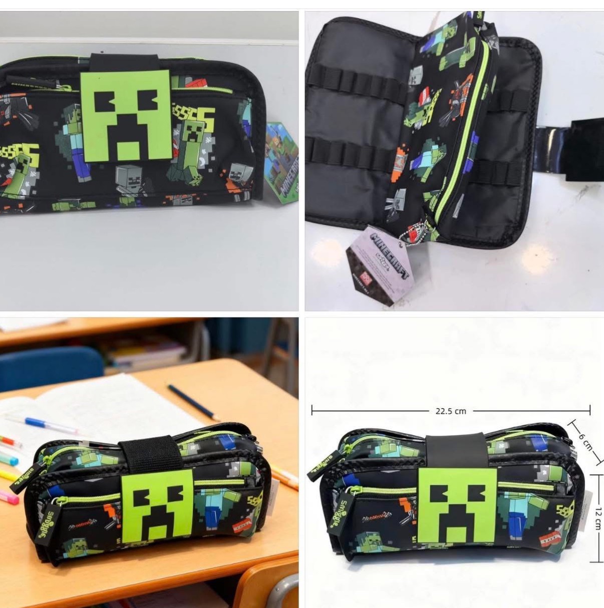 全班最帥的筆袋就是它‼️Minecraft苦力怕正版風超霸氣