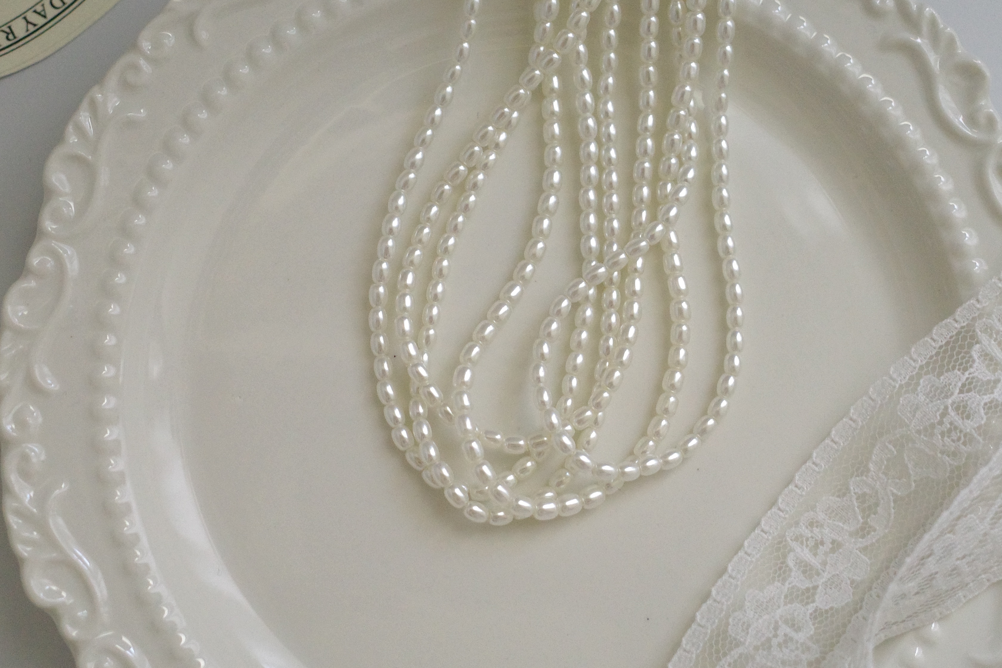 米粒珍珠項鍊 silver925