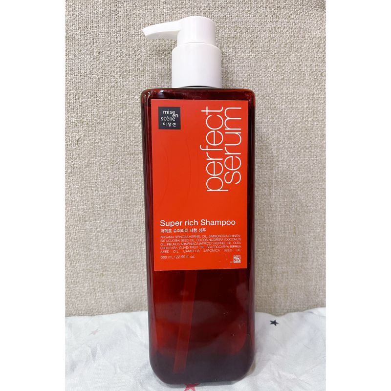 韓國 mise en scène 魅尚萱 完美修護高滋養精華洗髮精 680ml｜Super Rich
