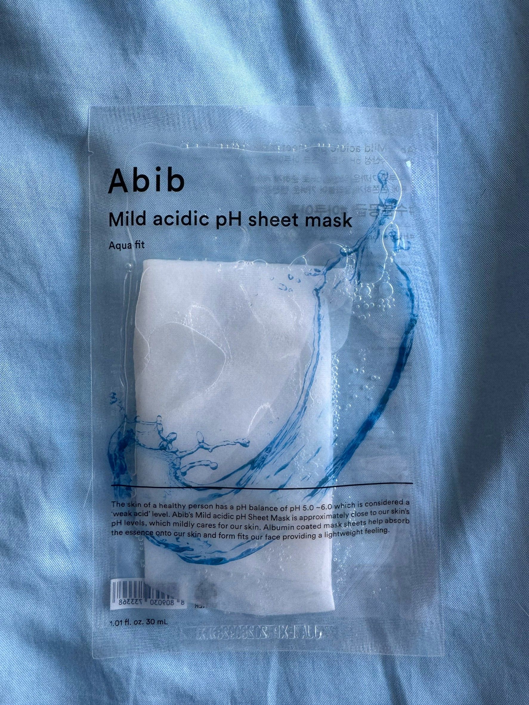 韓國 Abib 弱酸性 pH 水潤保濕面膜 30ml