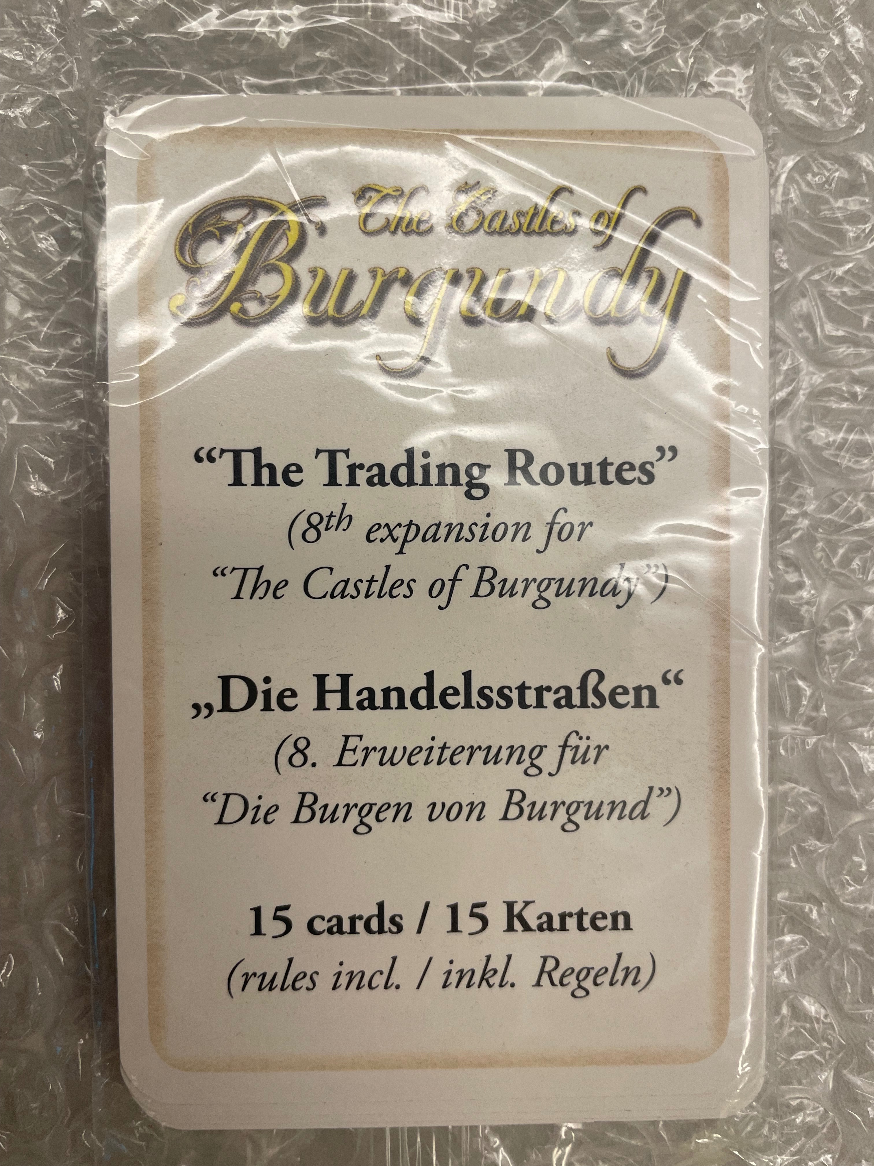 勃根地城堡擴充8 The Castles of Burgundy: 8th Expansion - Trade Rout