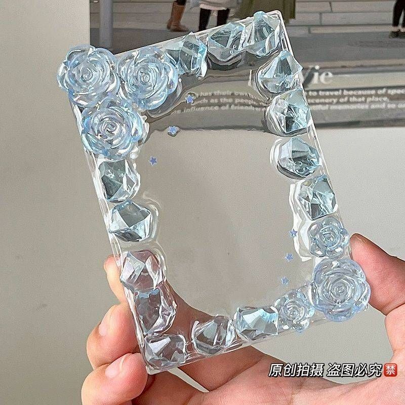 預購-手工山茶花貝殼滴膠卡磚