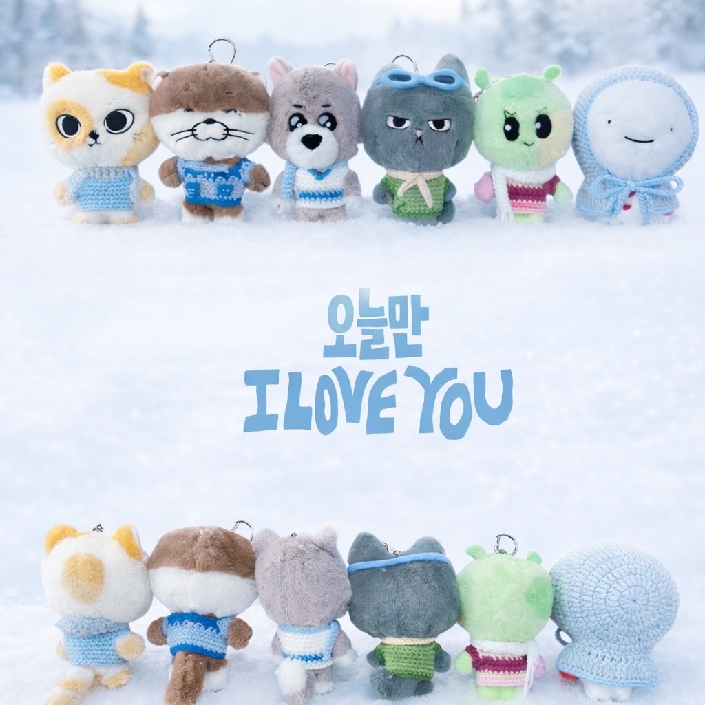 오늘만 I LOVE YOU（二代娃）可開吊飾