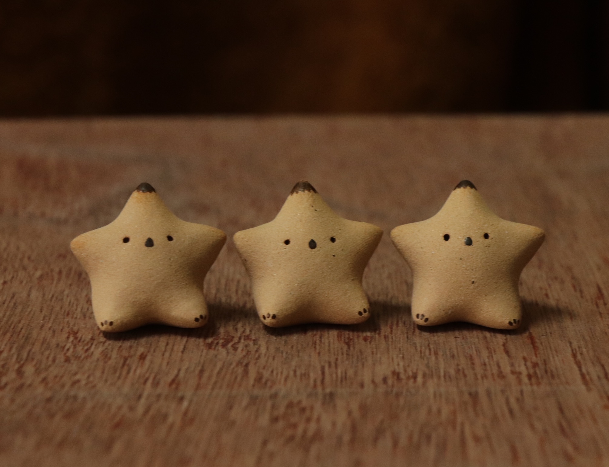 [棕] 餅乾色屁屁小星