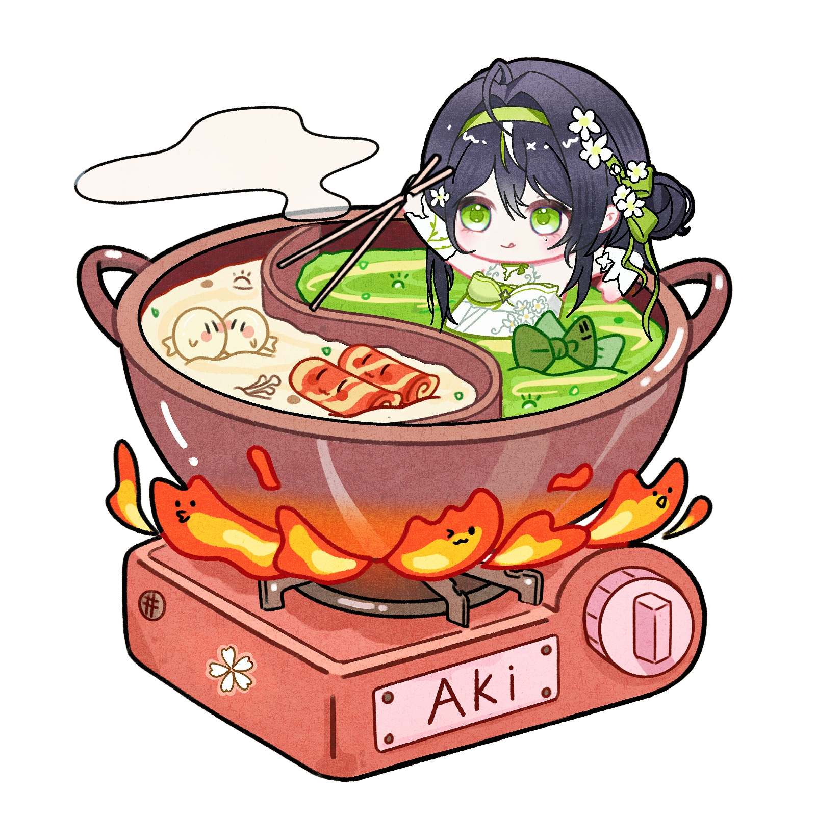 漢堡/火鍋 亞希吊飾