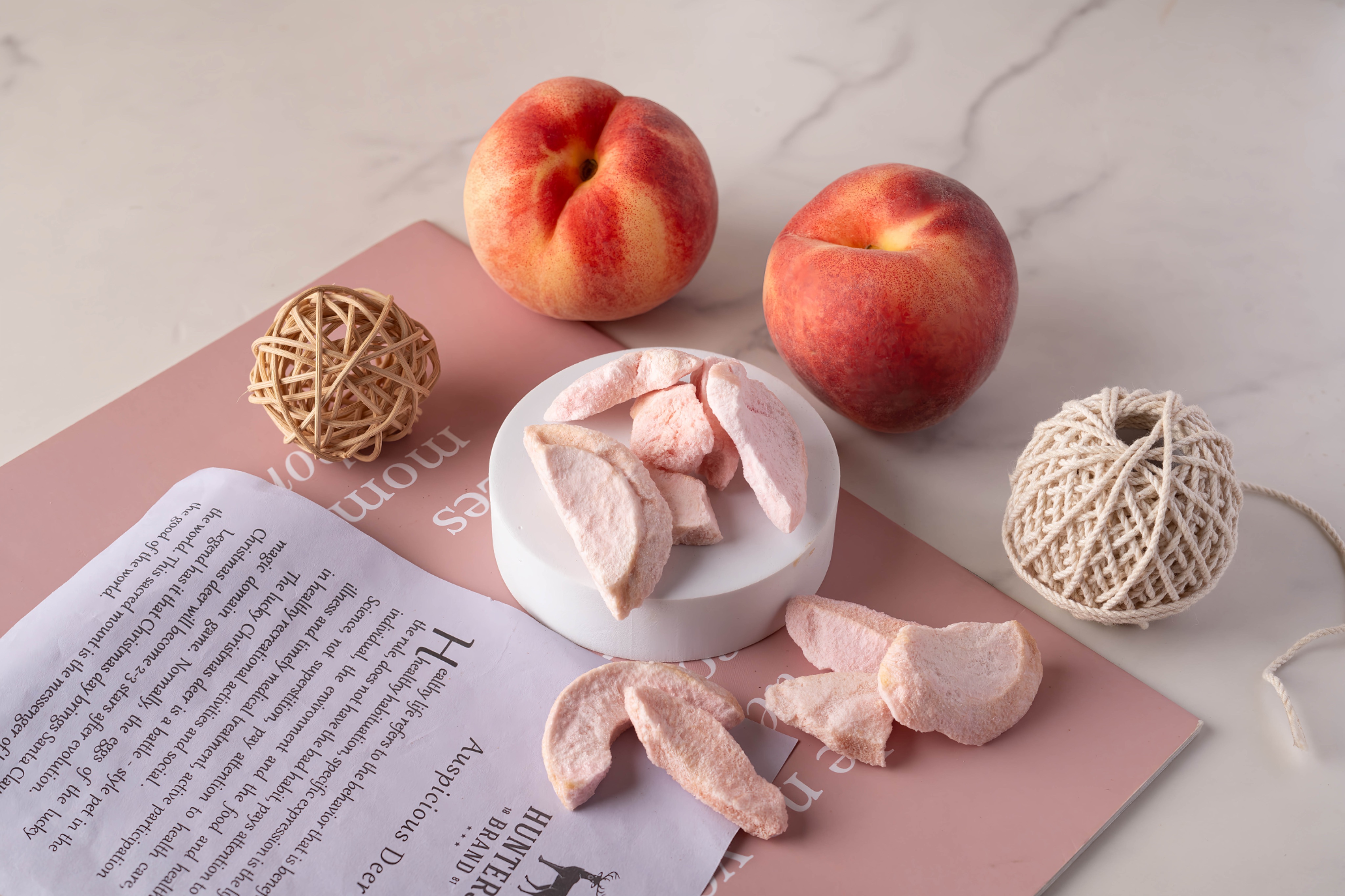 無加糖水蜜桃凍乾