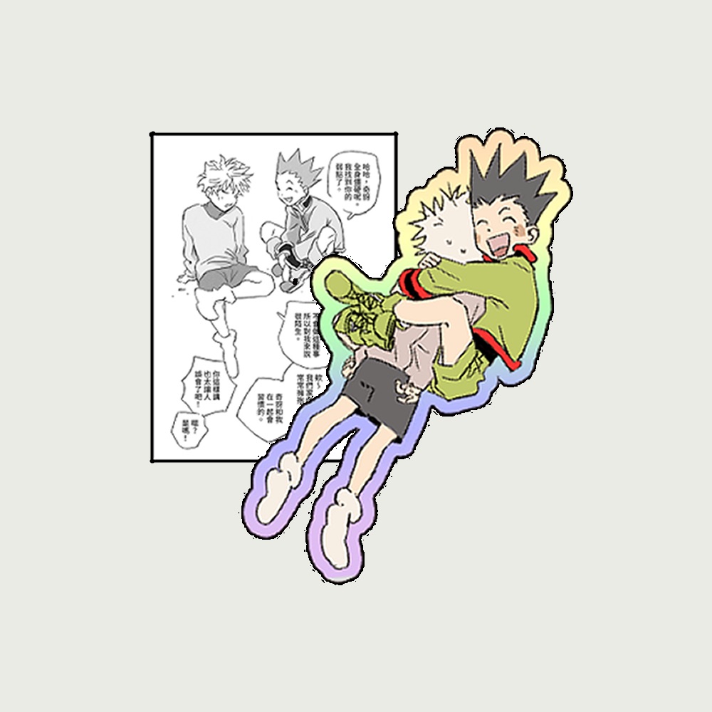 獵人雷射貼紙