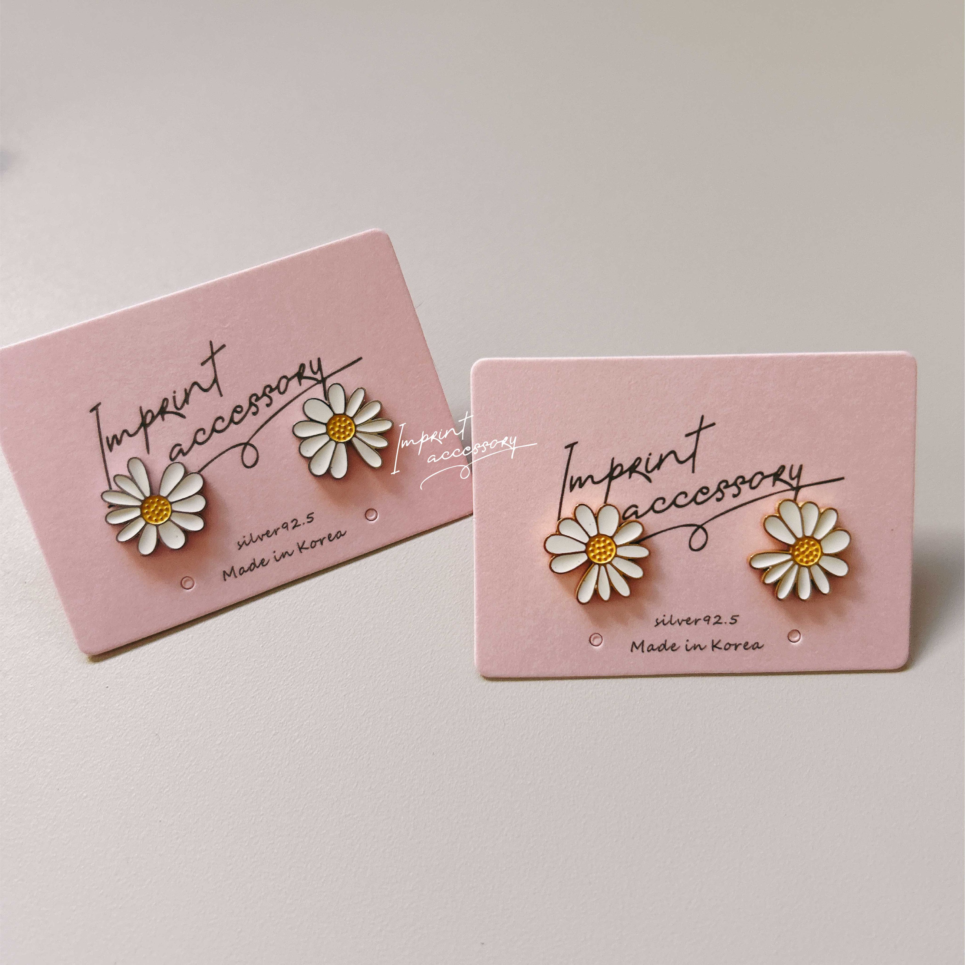 ＂韓國＂ 小雛菊 小花朵 簡易造型 耳環《Imprint Accessory 韓國飾品》