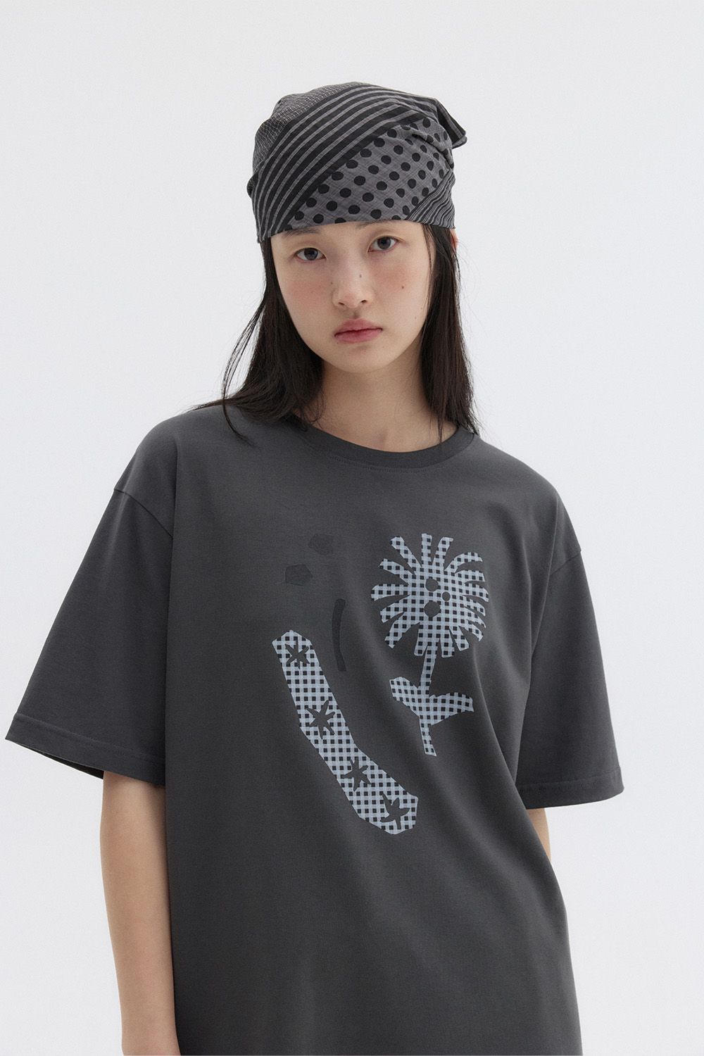 FLOWER OVERFIT T-SHIRT（兩色）