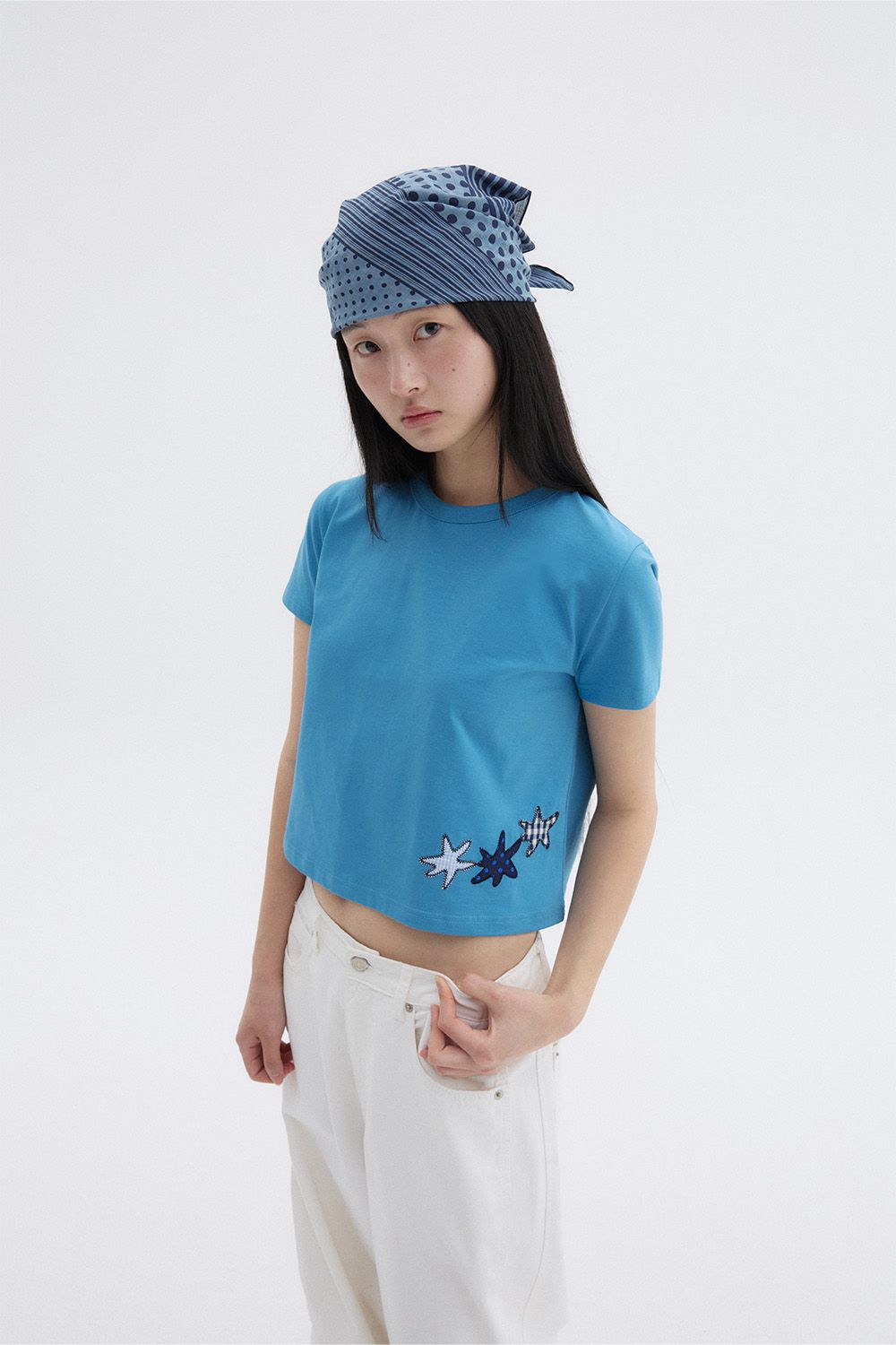 MIX DOT PATTERN SHEER SCARF（兩色）