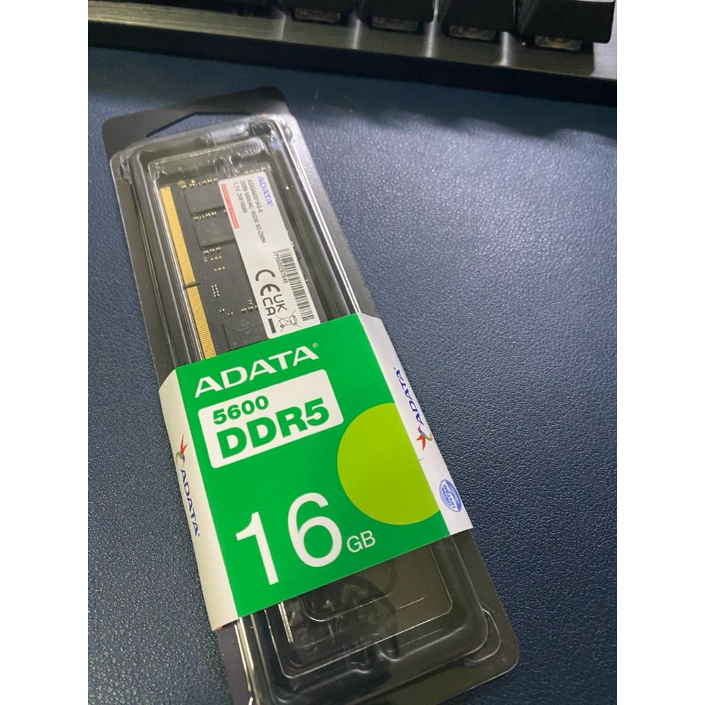 【全新正品】 ADATA 威剛 DDR5 5600 16GB 筆記型記憶體（AD5S560016G-S）