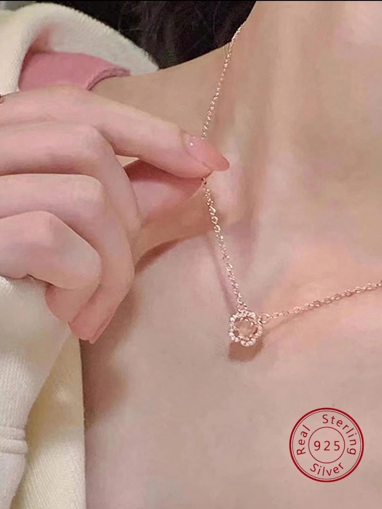 預購✨純銀小花項鍊