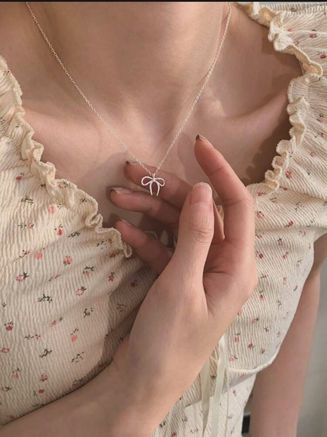 現貨💗蝴蝶結溫柔項鍊