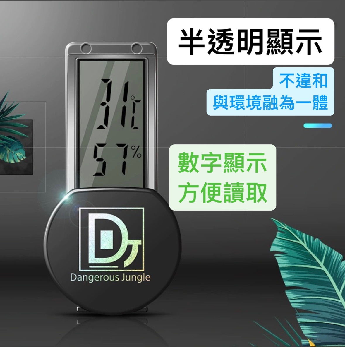 爬蟲電子溫濕度計 機械式 蜥蜴 陸龜 守宮 蛇爬蟲
