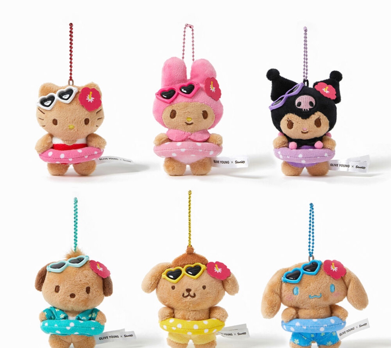 Olive Young 三麗鷗吊飾 化妝包