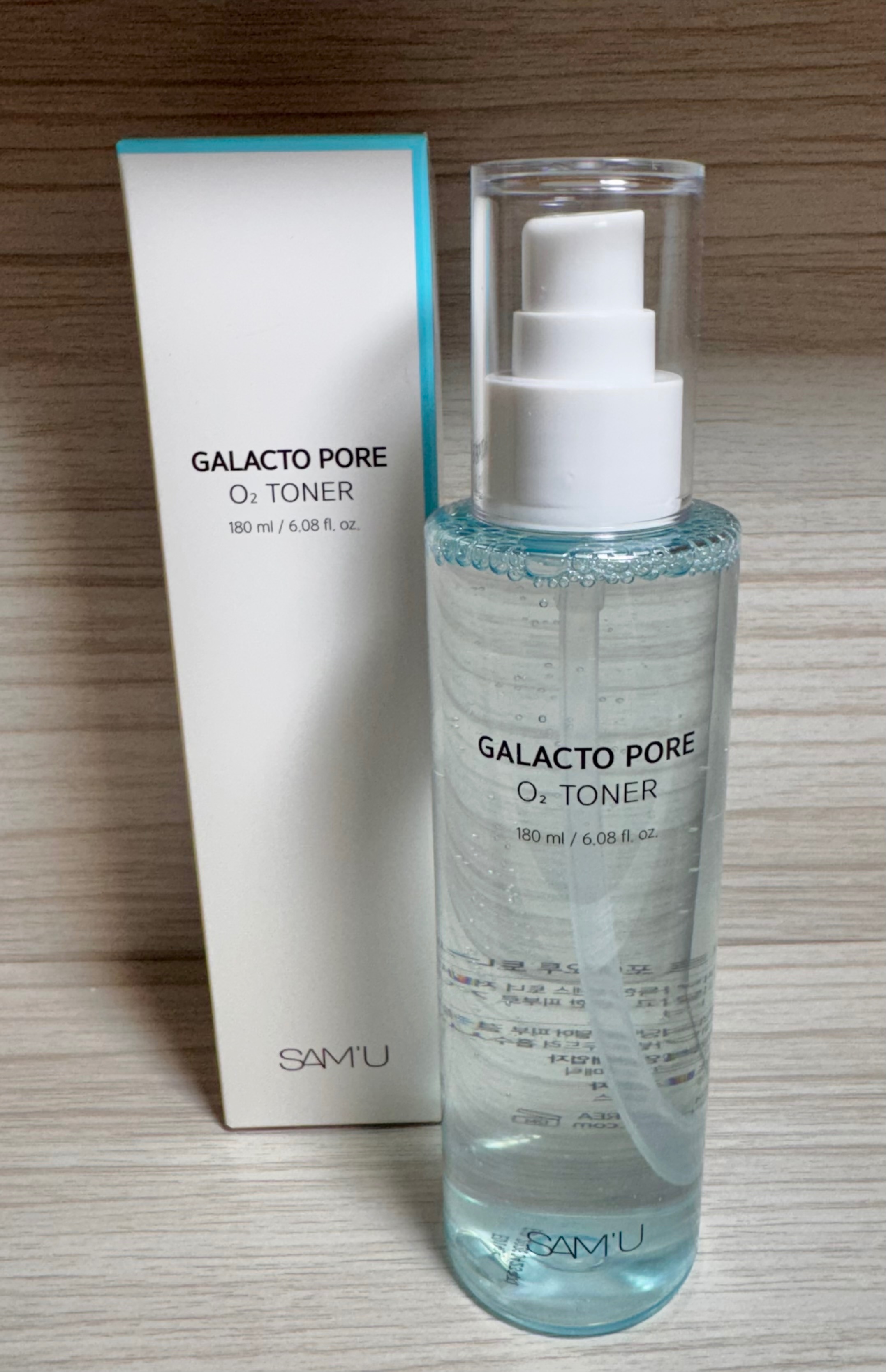 SAM’U Galacto Pore O2 Toner 毛孔氧氣化妝水