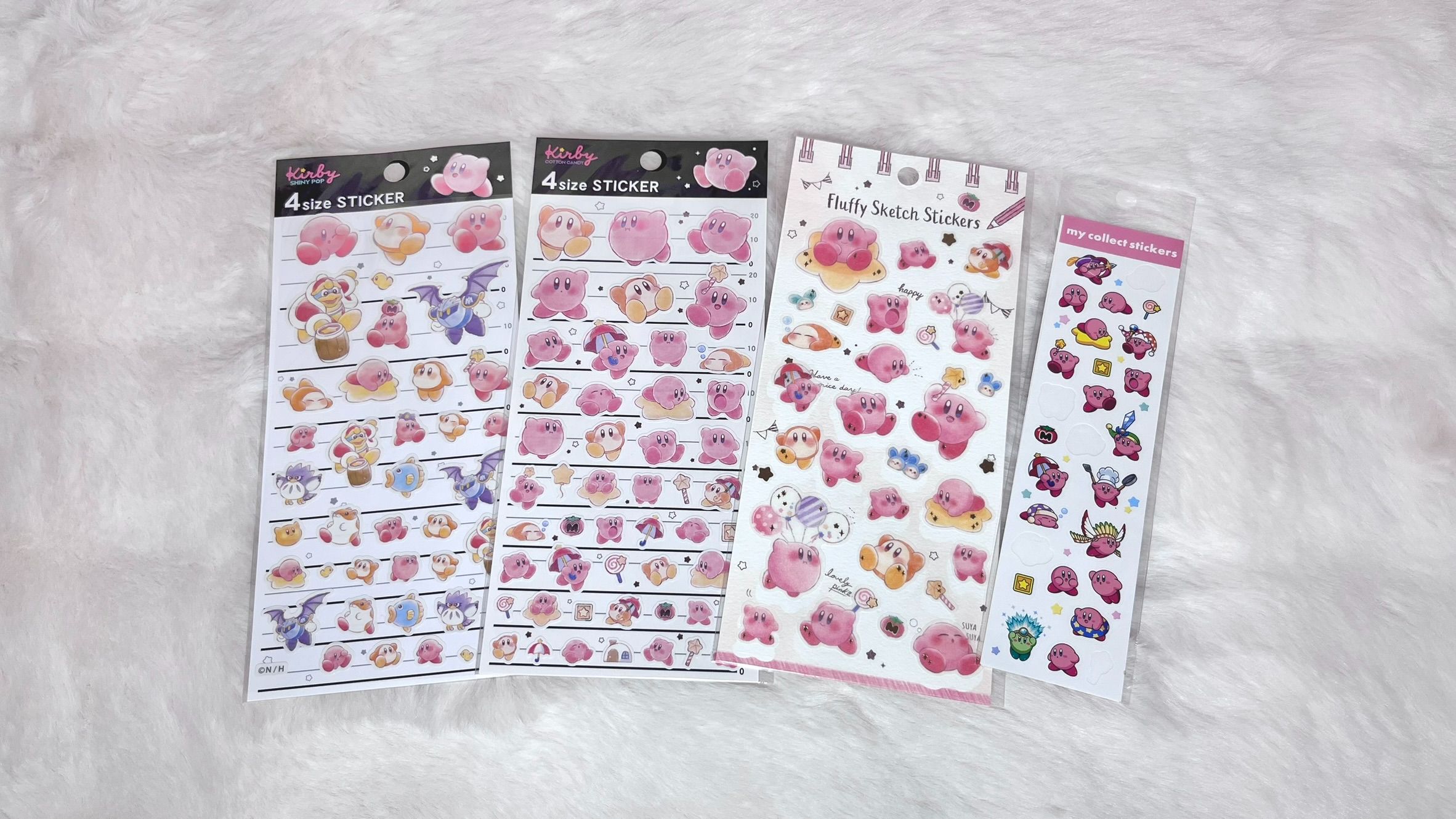 【全新未拆】星之卡比 日本正版貼紙（最右有用過幾張）（原價約100多/1）