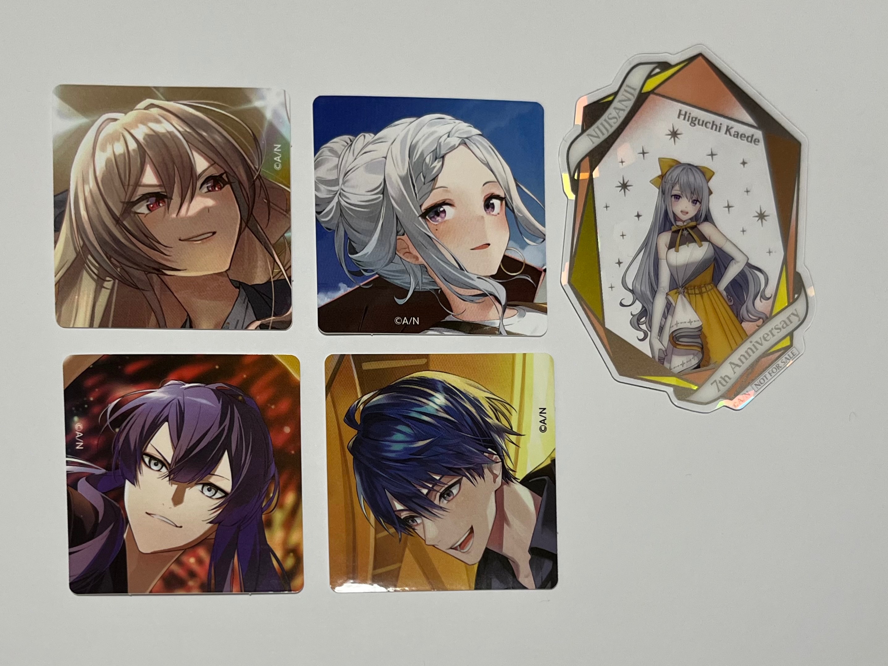 ※7週年特典 ※Niji store 3週年 方形貼紙特典 以下皆各一