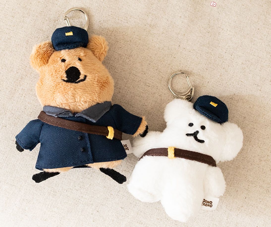 【Dinotaeng系列】BOBO Post Flatfur Keyring