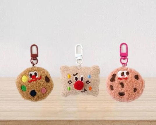 《現貨》毛絨曲奇餅乾家族吊飾/鑰匙圈🍪