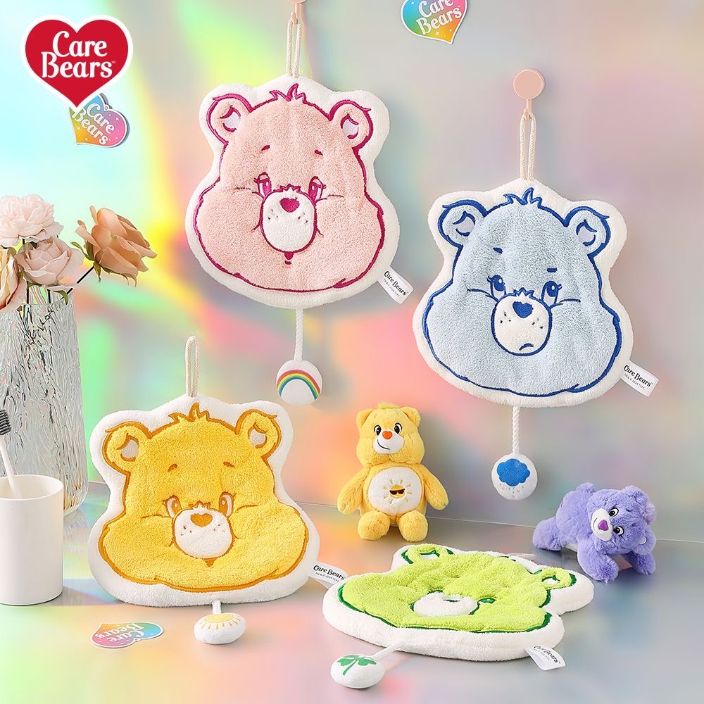 《現貨》正版授權｜Care bears珊瑚絨擦手巾💞