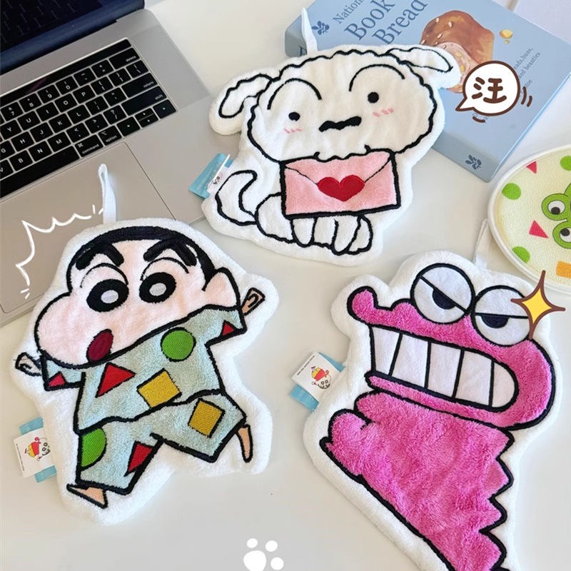 《現貨》蠟筆小新系列珊瑚絨擦手巾🖍️