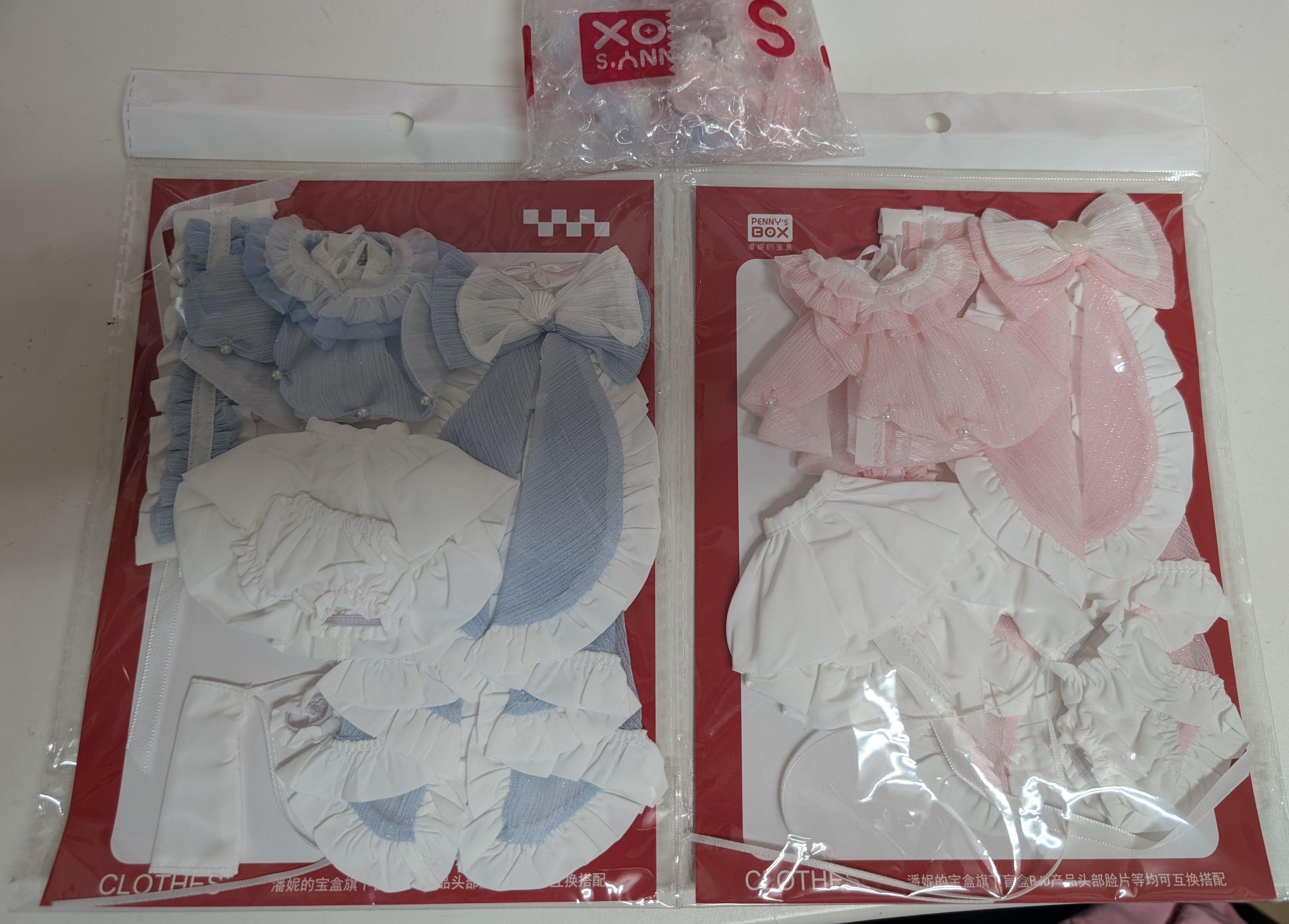 潘妮 兩套水母裝 +鞋 大12分尺寸