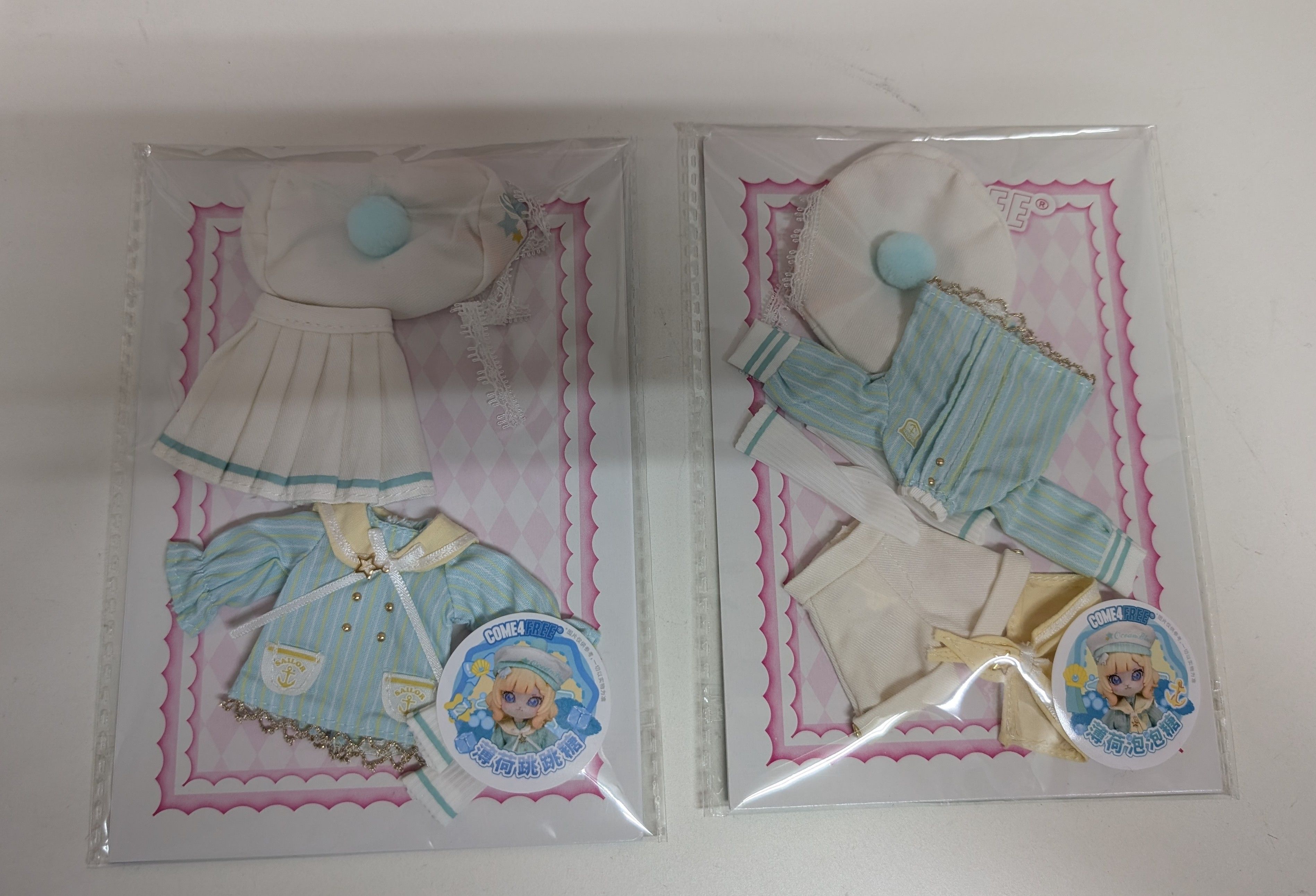 薄荷跳跳糖 薄荷泡泡糖 各穿過一次