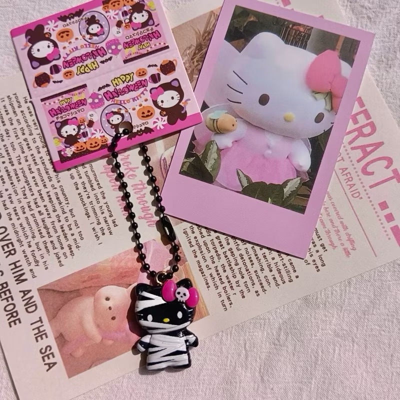 🍡吊飾🍡可愛萬聖節🎃風格無嘴貓吊飾💗