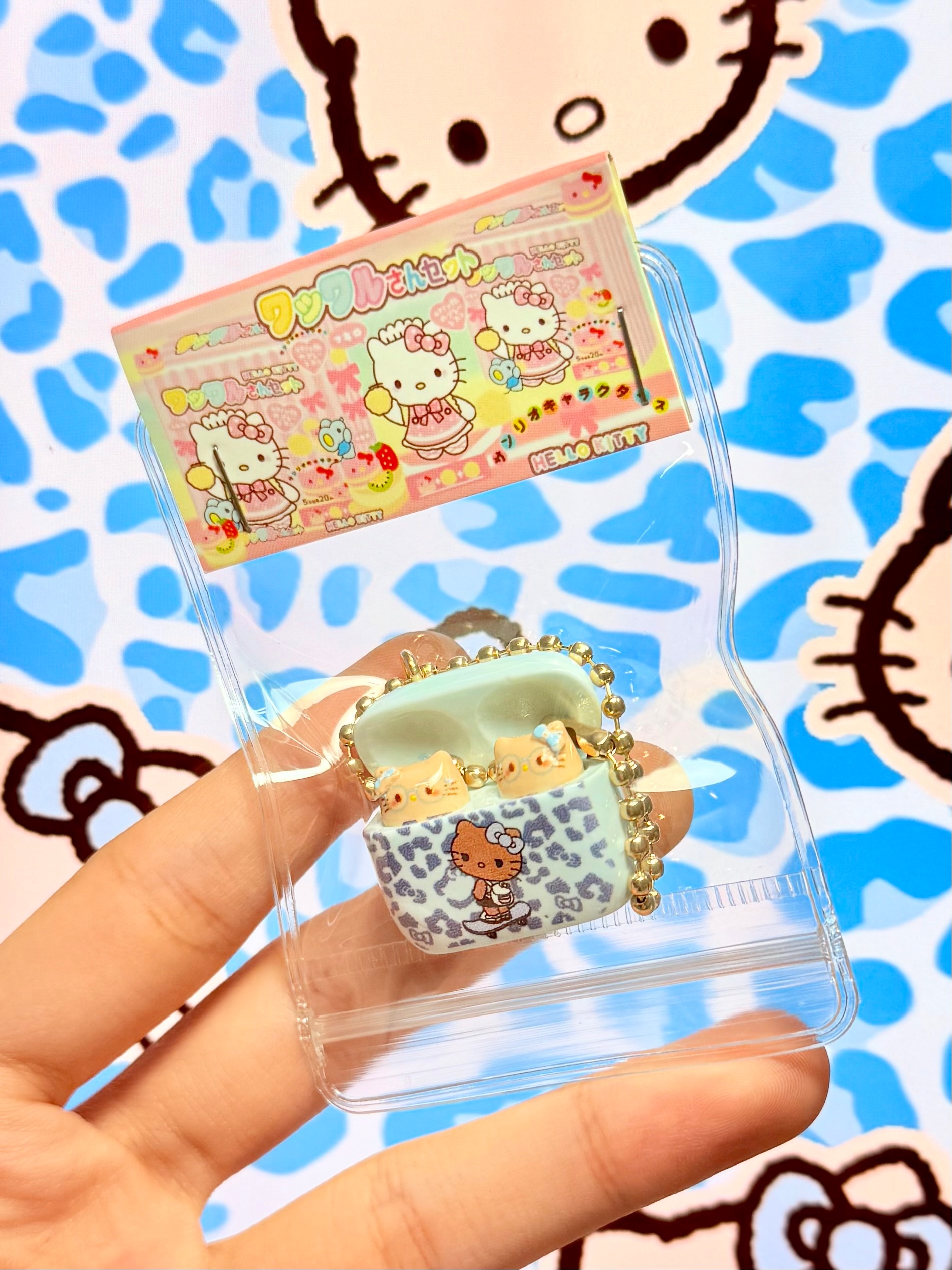 🐰可愛豹紋kitty耳機🎧