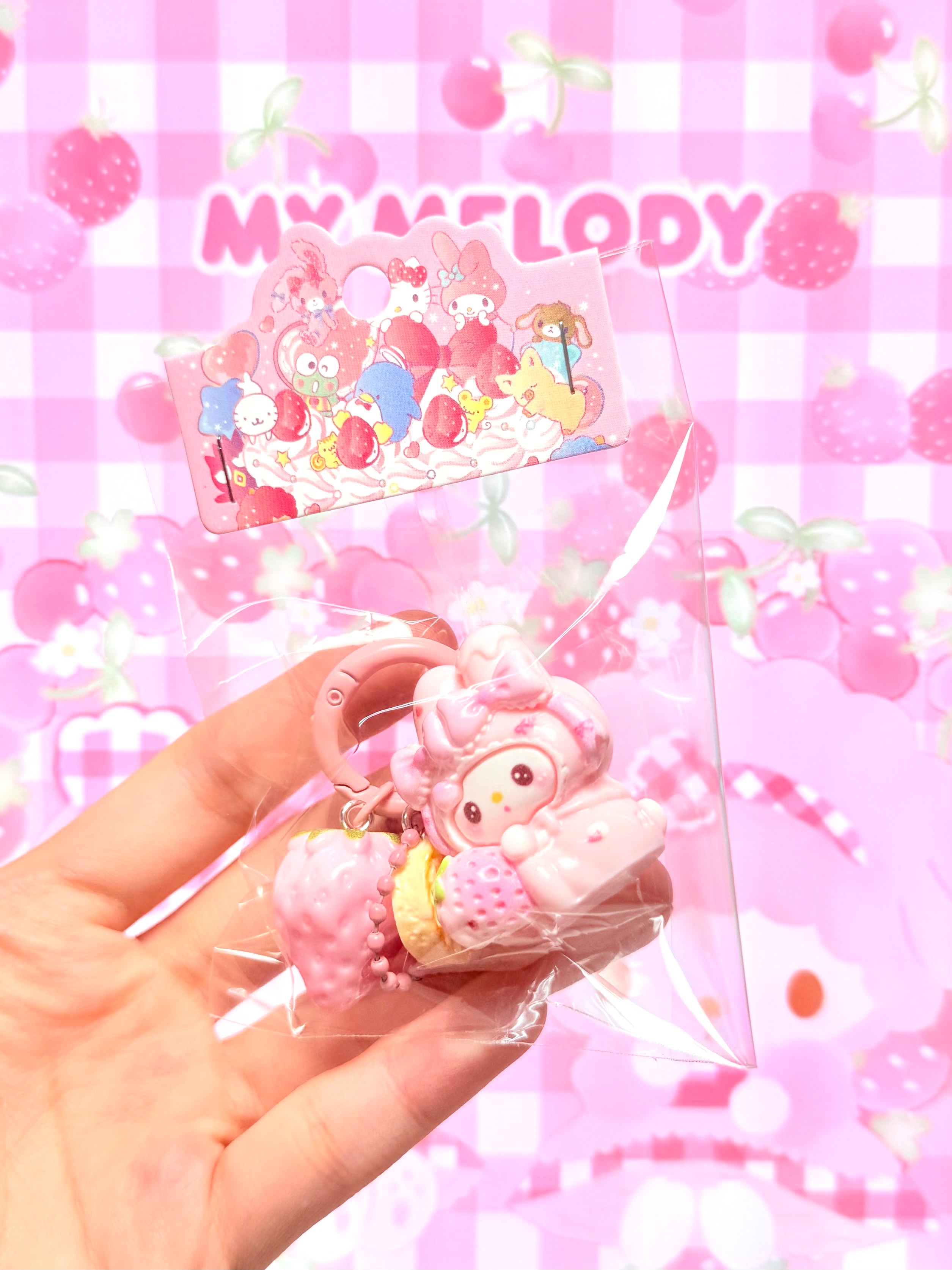 🍰可愛粉色草莓美樂蒂小蛋糕🍓