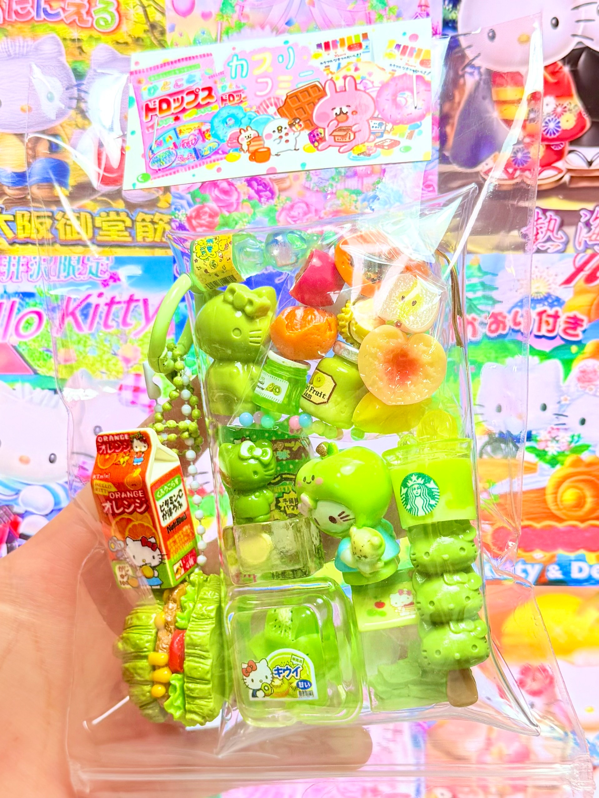 🥝可愛限量特大包kitty青蘋果奇異果🍏