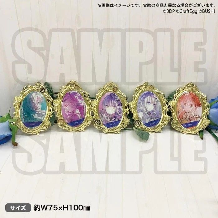 BanG Dream!  Roselia 劇場版 約束 角色金屬吊飾