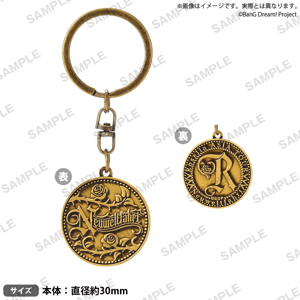 Roselia ASIA TOUR「Neuweltfahrt」 硬幣風紀念吊飾