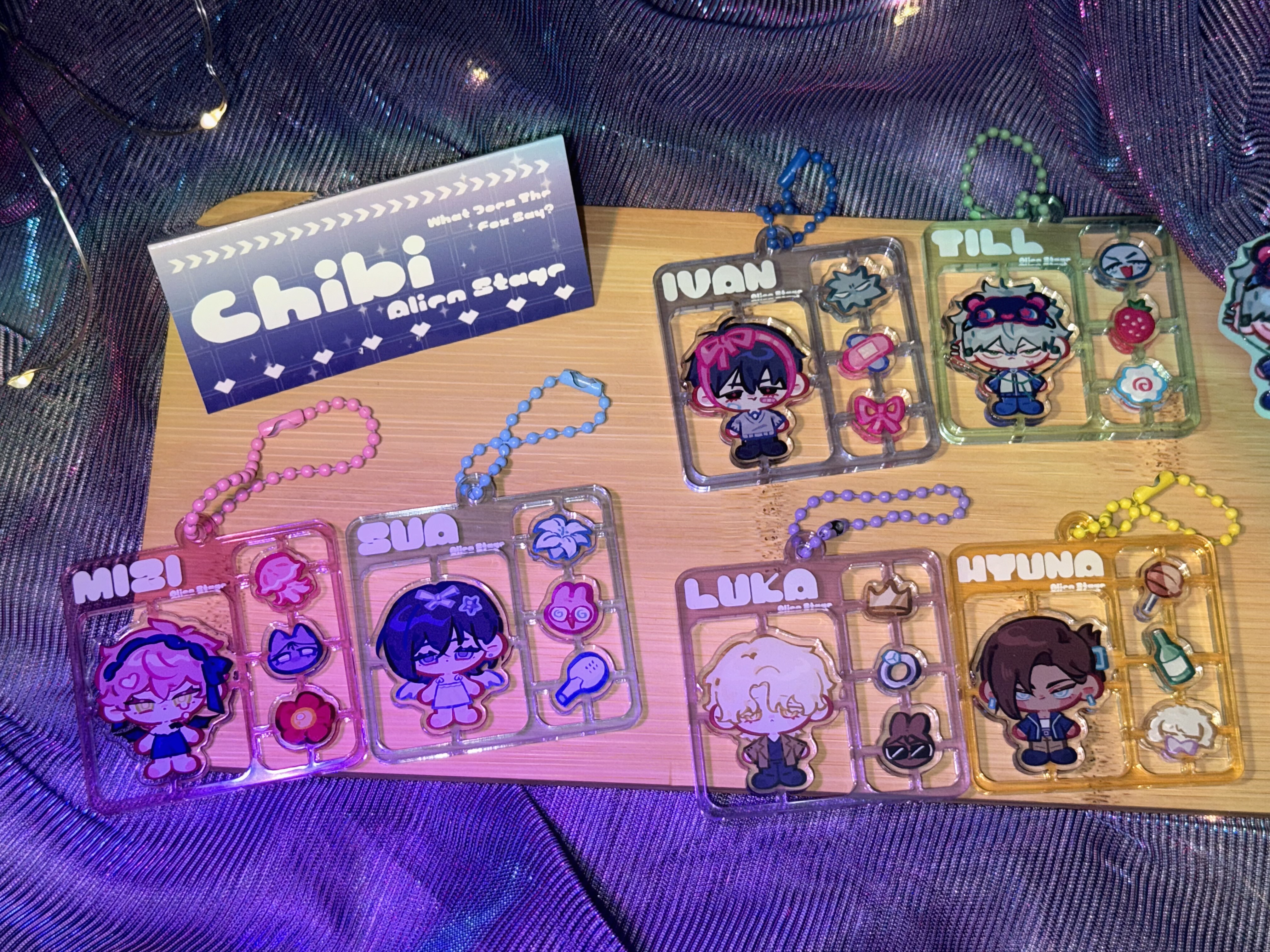 ALNST［Chibi Stage］仿模型風壓克力吊飾