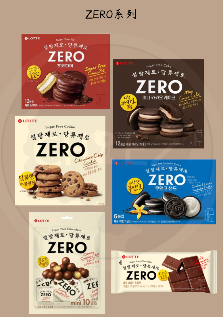 [預購]LOTTE ZERO 巧克力系列