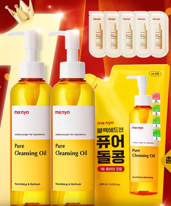 [預購]ma:nyo Factory 純淨卸妝油組合（預計12/9陸續出貨）