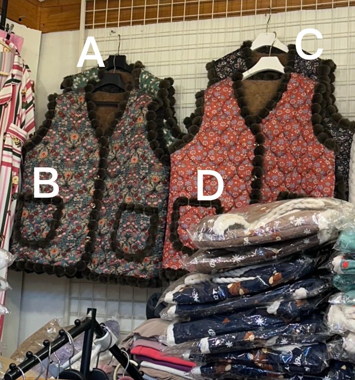 阿珠媽毛毛背心