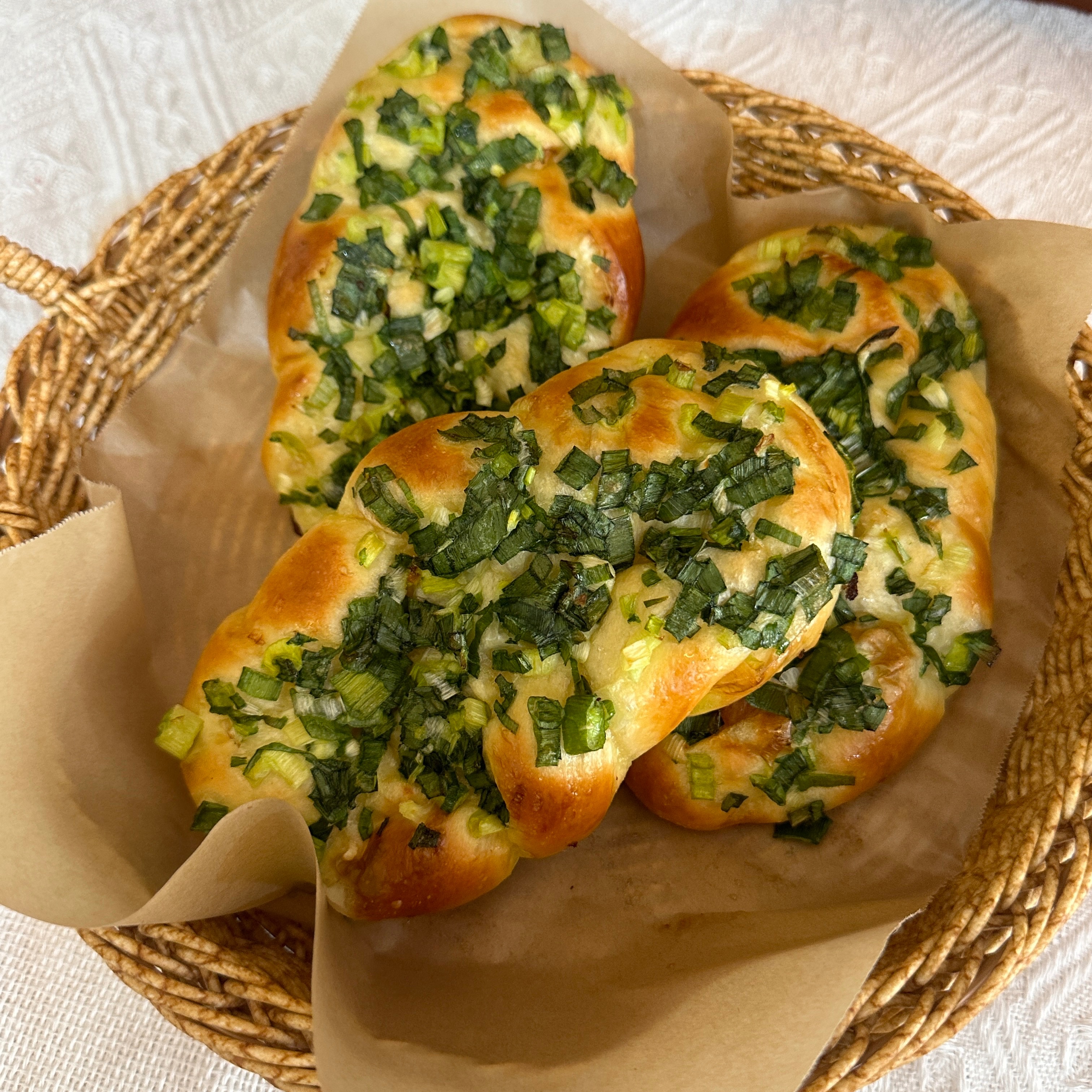 冷凍限定的蔥多多蔥麵包