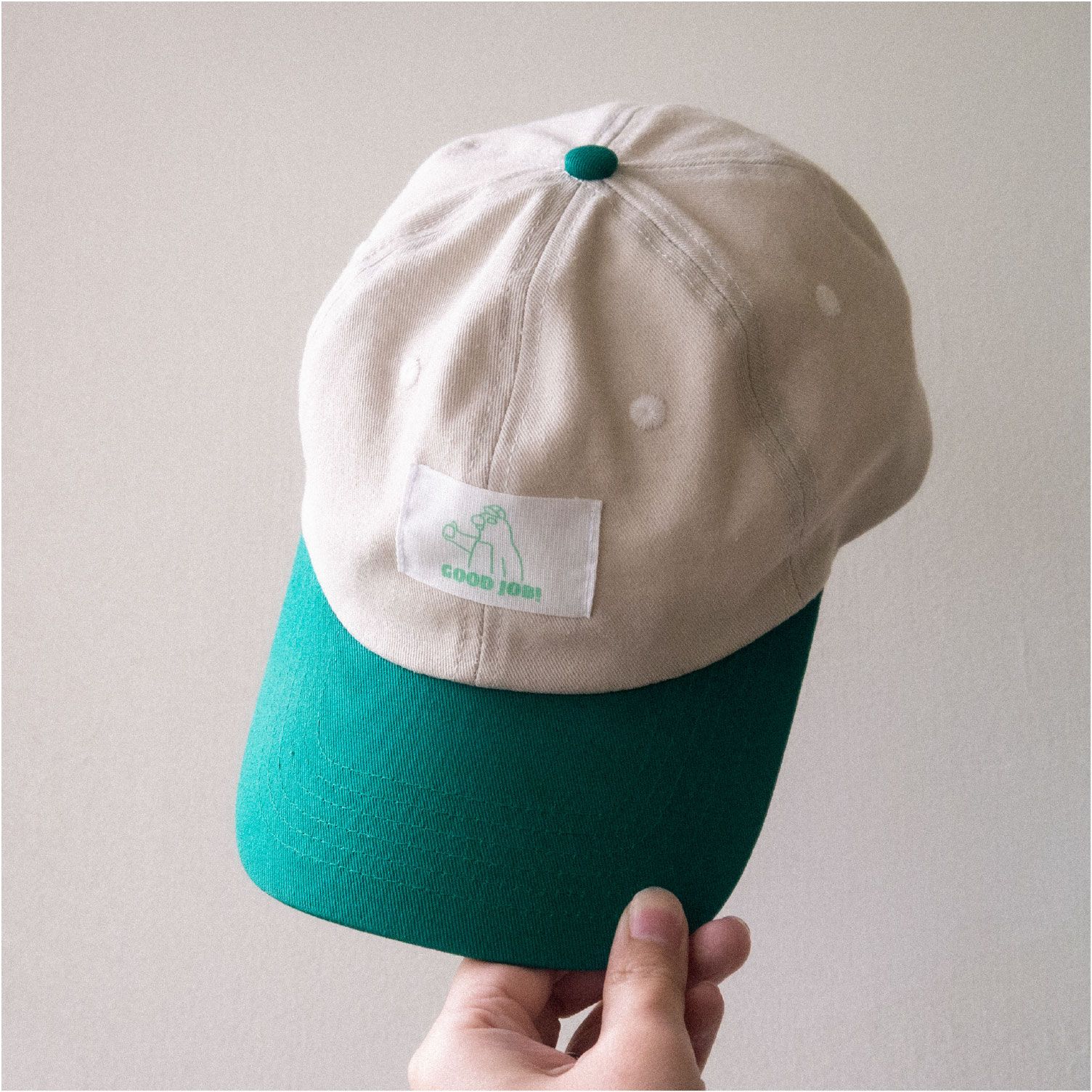 南極日常 小綠帽 （布標款：送你一個棒！）