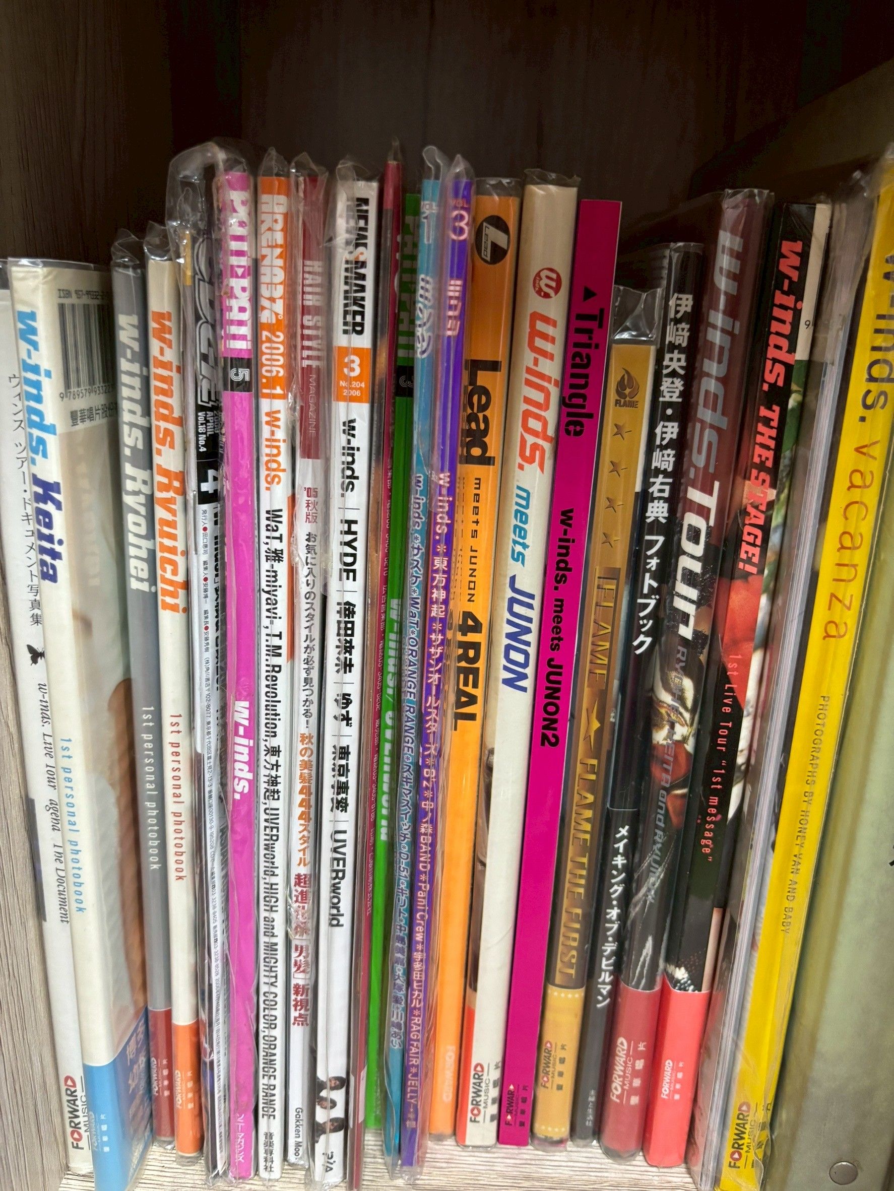 w-inds.演唱會場刊、雜誌、書籍周邊