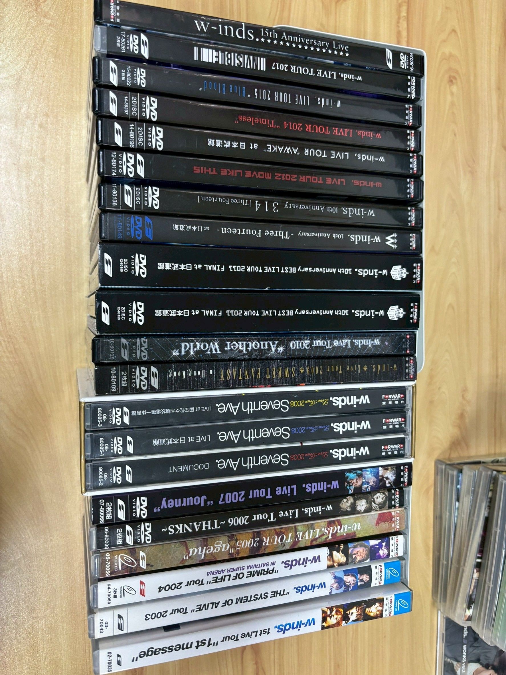 w-inds.演唱會VCD、DVD