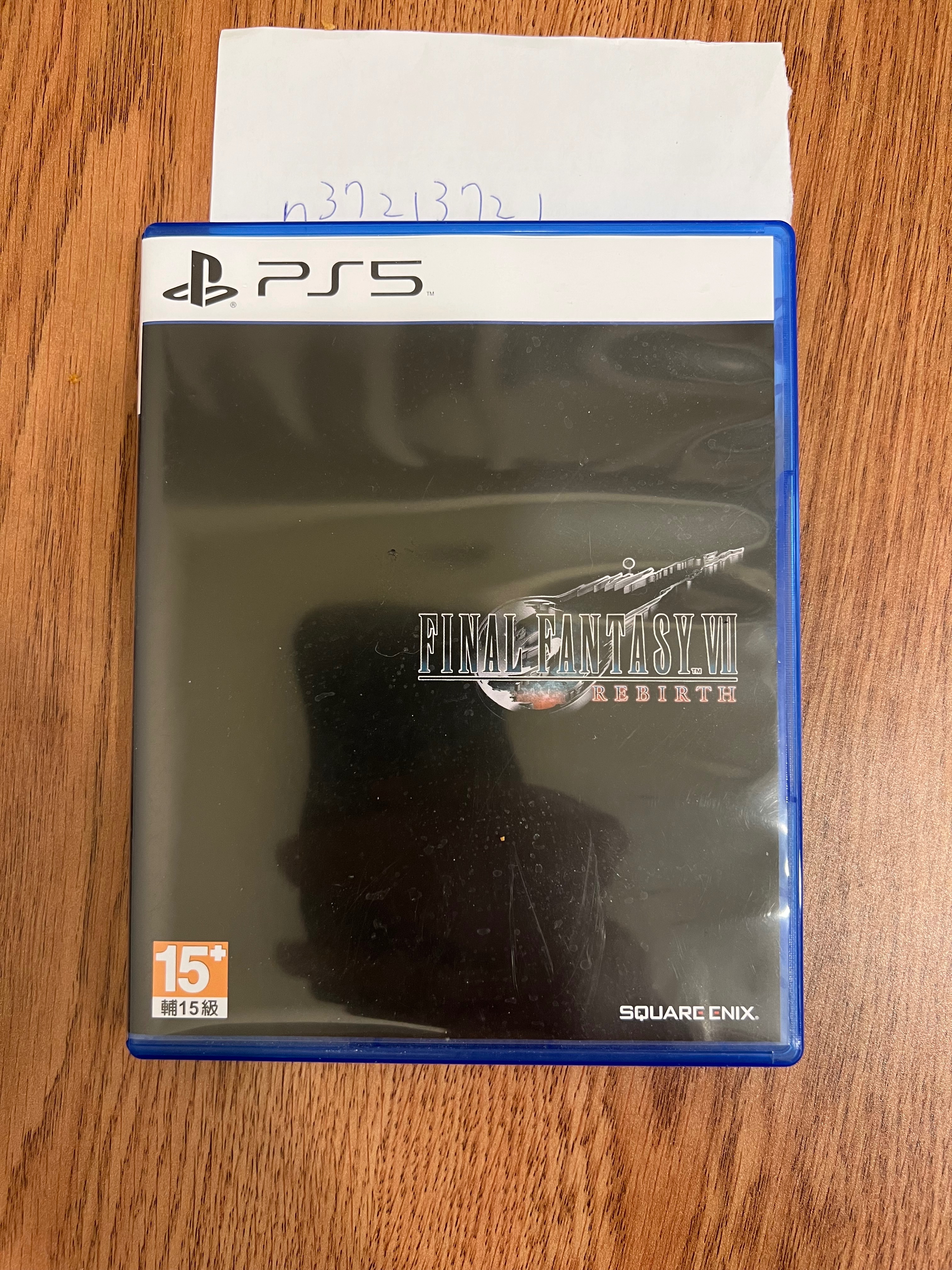 PS5 FF7 Rebirth 重生 二手近全新